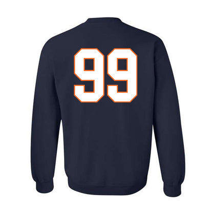 Virginia - NCAA Football : Elijah Slibeck - Crewneck Sweatshirt-1