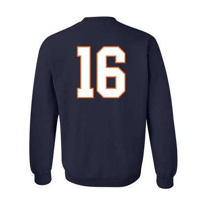 Virginia - NCAA Football : Ely Hamrick - Crewneck Sweatshirt-1