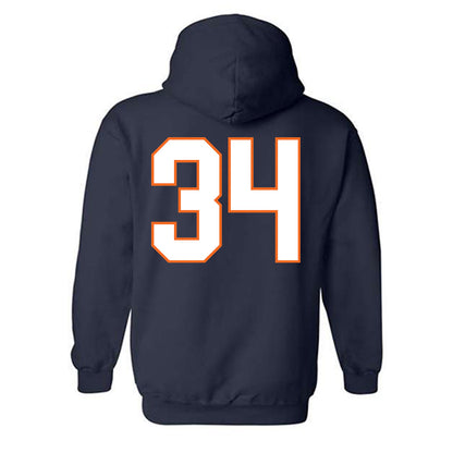 Virginia - NCAA Football : Kevin Chadwick - Hooded Sweatshirt-1