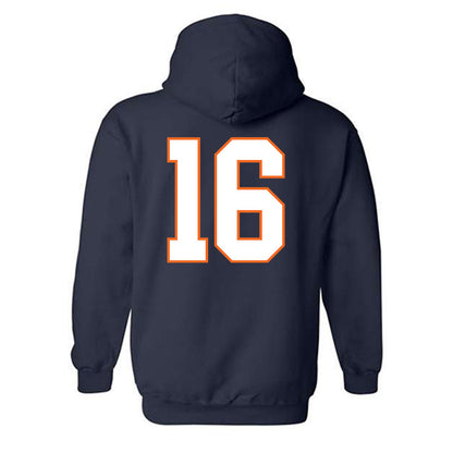 Virginia - NCAA Football : Ely Hamrick - Hooded Sweatshirt-1