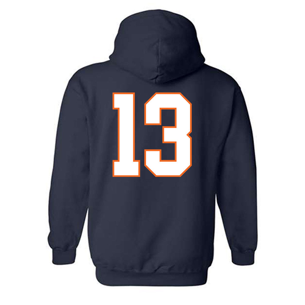 Virginia - NCAA Football : Myles Brown - Hooded Sweatshirt-1