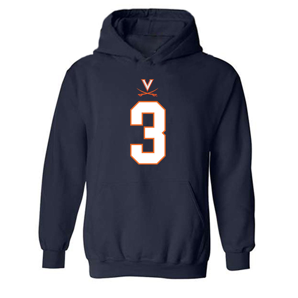 Virginia - NCAA Football : Kevon Gray - Hooded Sweatshirt-0
