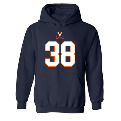 Virginia - NCAA Football : Armstrong Jones - Hooded Sweatshirt-0
