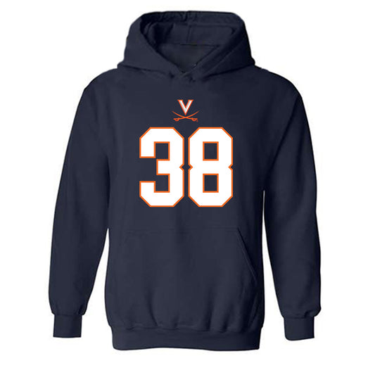 Virginia - NCAA Football : Armstrong Jones - Hooded Sweatshirt-0