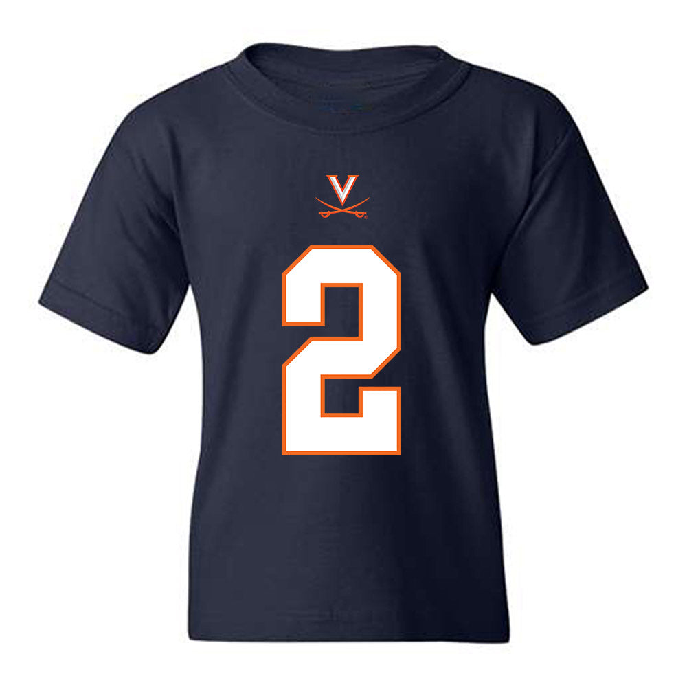 Virginia - NCAA Football : Peyton Lewis - Youth T-Shirt-0