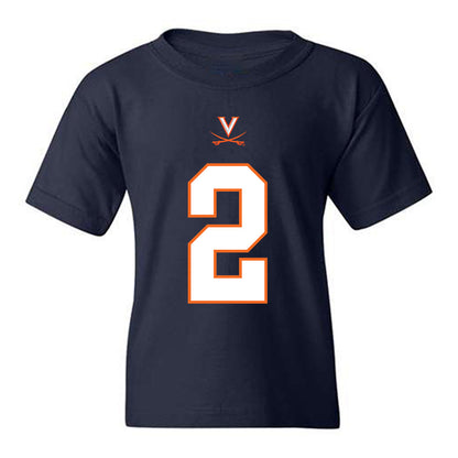 Virginia - NCAA Football : Peyton Lewis - Youth T-Shirt-0