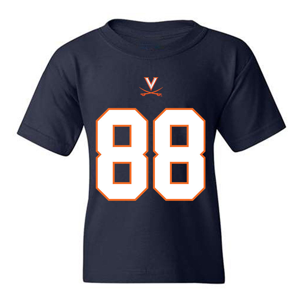 Virginia - NCAA Football : Kervins Choute - Youth T-Shirt-0