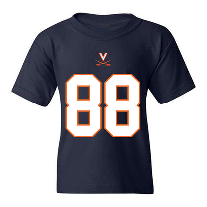 Virginia - NCAA Football : Kervins Choute - Youth T-Shirt-0