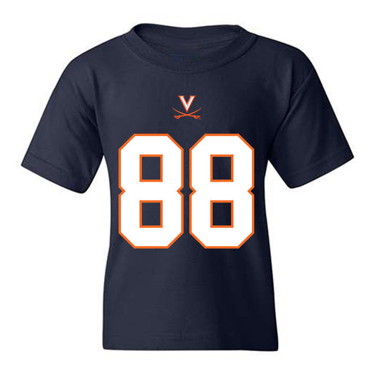 Virginia - NCAA Football : Kervins Choute - Youth T-Shirt-0