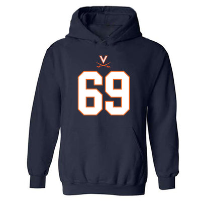 Virginia - NCAA Football : Ryan Brubaker - Hooded Sweatshirt-0