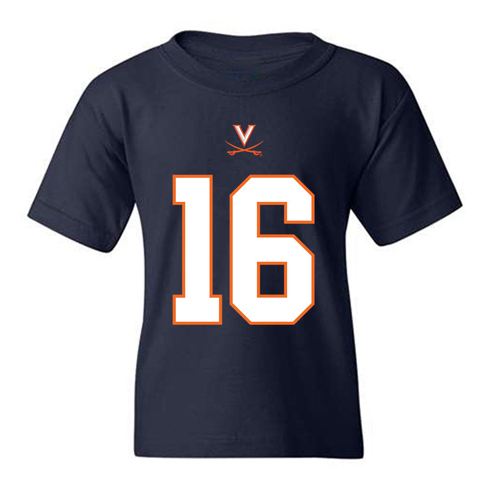 Virginia - NCAA Football : Ely Hamrick - Youth T-Shirt-0