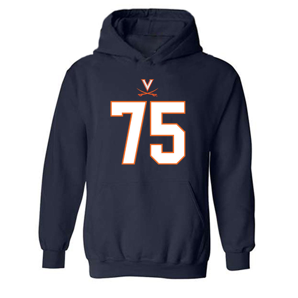 Virginia - NCAA Football : Dylan Biehl - Hooded Sweatshirt-0