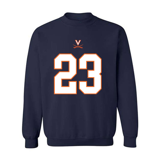 Virginia - NCAA Football : Jaylen Jones - Crewneck Sweatshirt-0