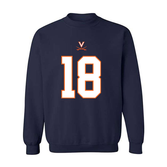 Virginia - NCAA Football : Da�Shawn Martin - Crewneck Sweatshirt-0