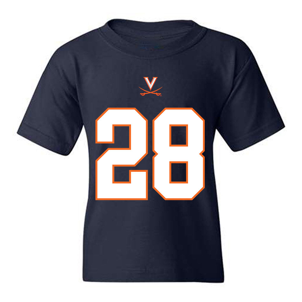 Virginia - NCAA Football : Noah Vaughn - Youth T-Shirt-0