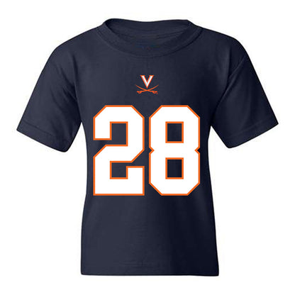 Virginia - NCAA Football : Noah Vaughn - Youth T-Shirt-0
