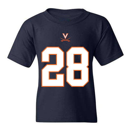 Virginia - NCAA Football : Noah Vaughn - Youth T-Shirt-0