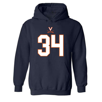 Virginia - NCAA Football : Kevin Chadwick - Hooded Sweatshirt-0