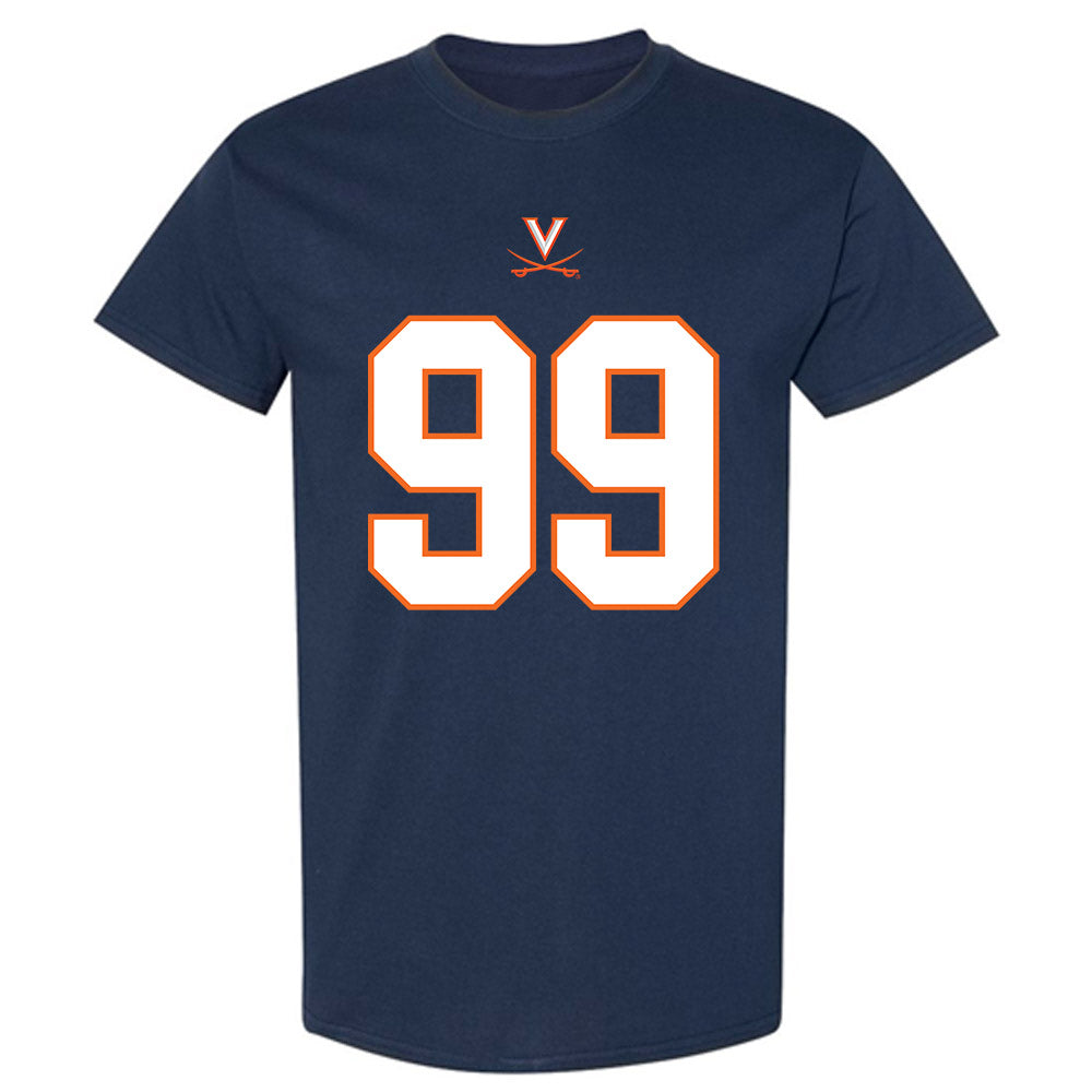 Virginia - NCAA Football : Elijah Slibeck - T-Shirt-0