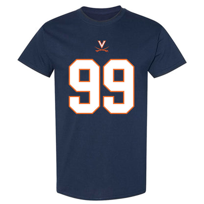 Virginia - NCAA Football : Elijah Slibeck - T-Shirt-0
