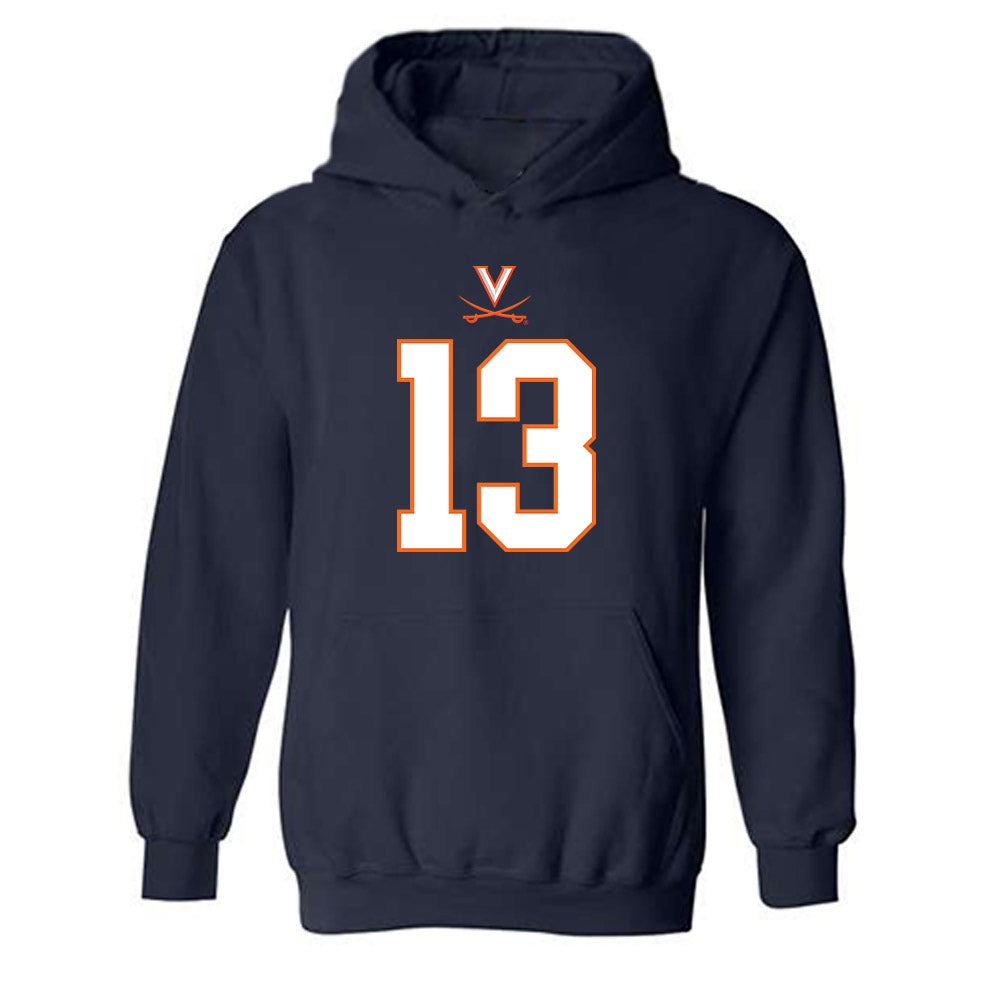 Virginia - NCAA Football : Myles Brown - Hooded Sweatshirt-0