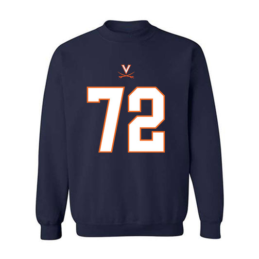 Virginia - NCAA Football : Ben York - Crewneck Sweatshirt-0