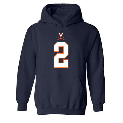 Virginia - NCAA Football : Donavon Platt - Hooded Sweatshirt-0