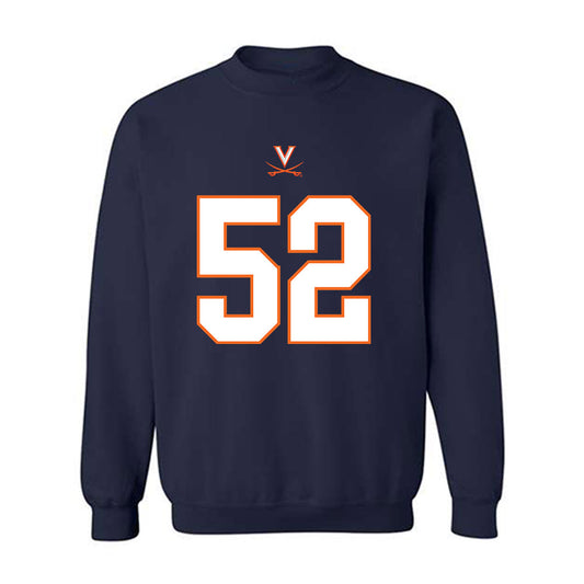 Virginia - NCAA Football : Mckale Boley - Crewneck Sweatshirt-0