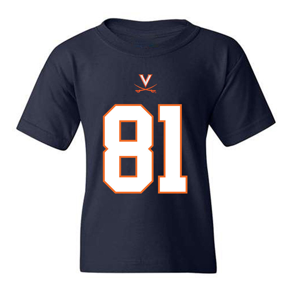 Virginia - NCAA Football : TeKai Kirby - Youth T-Shirt-0