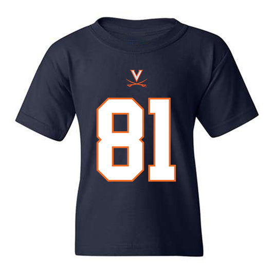 Virginia - NCAA Football : TeKai Kirby - Youth T-Shirt-0