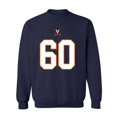 Virginia - NCAA Football : Drake Metcalf - Crewneck Sweatshirt-0