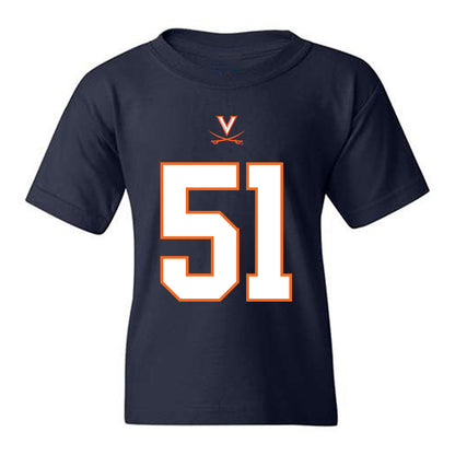 Virginia - NCAA Football : Grayson Reid - Youth T-Shirt-0