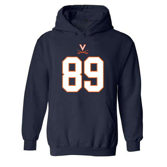 Virginia - NCAA Football : John Rogers - Hooded Sweatshirt-0