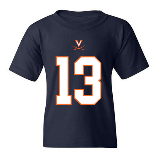 Virginia - NCAA Football : Myles Brown - Youth T-Shirt-0