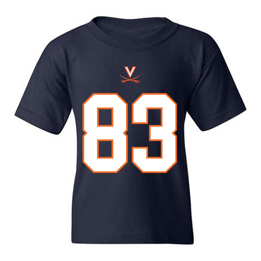Virginia - NCAA Football : Willem Thurber - Youth T-Shirt-0
