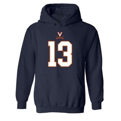 Virginia - NCAA Football : Myles Brown - Hooded Sweatshirt-0
