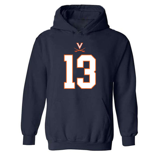 Virginia - NCAA Football : Myles Brown - Hooded Sweatshirt-0