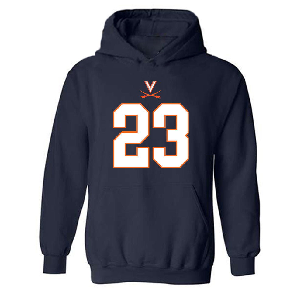 Virginia - NCAA Football : Jaylen Jones - Hooded Sweatshirt-0
