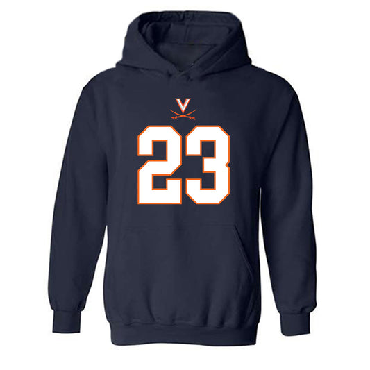 Virginia - NCAA Football : Jaylen Jones - Hooded Sweatshirt-0