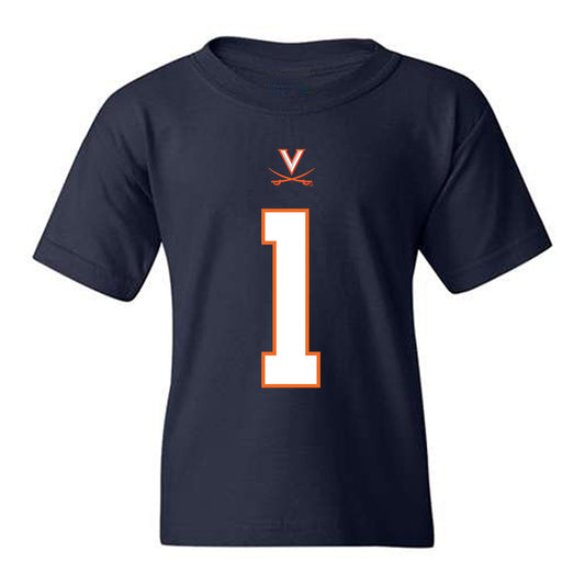 Virginia - NCAA Football : Montino Williams - Youth T-Shirt-0