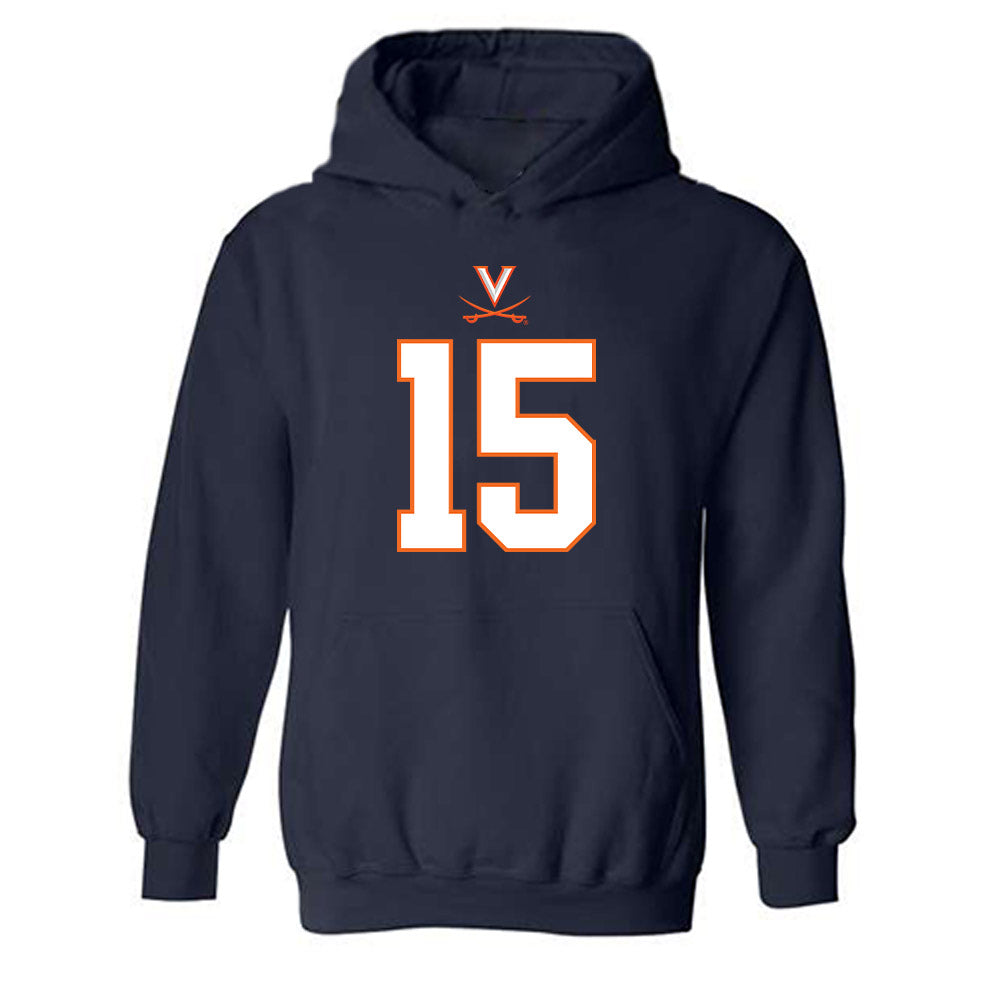 Virginia - NCAA Football : Dillon newton-short - Hooded Sweatshirt-0