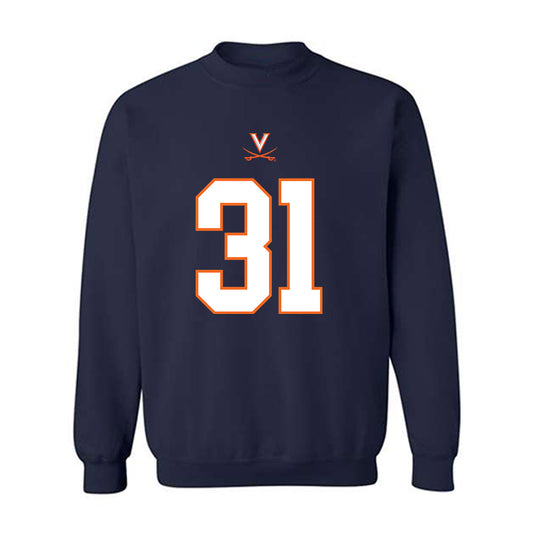 Virginia - NCAA Football : Montino Williams - Crewneck Sweatshirt-0