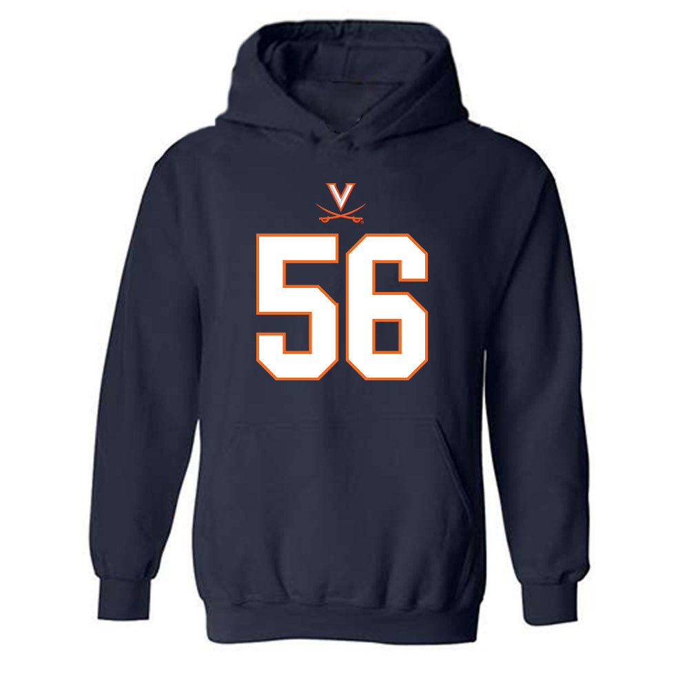 Virginia - NCAA Football : Tyler Simmons - Hooded Sweatshirt-0