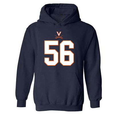 Virginia - NCAA Football : Tyler Simmons - Hooded Sweatshirt-0