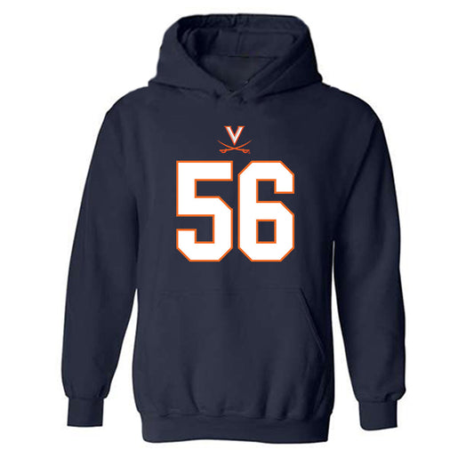 Virginia - NCAA Football : Tyler Simmons - Hooded Sweatshirt-0