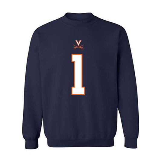 Virginia - NCAA Football : Montino Williams - Crewneck Sweatshirt-0