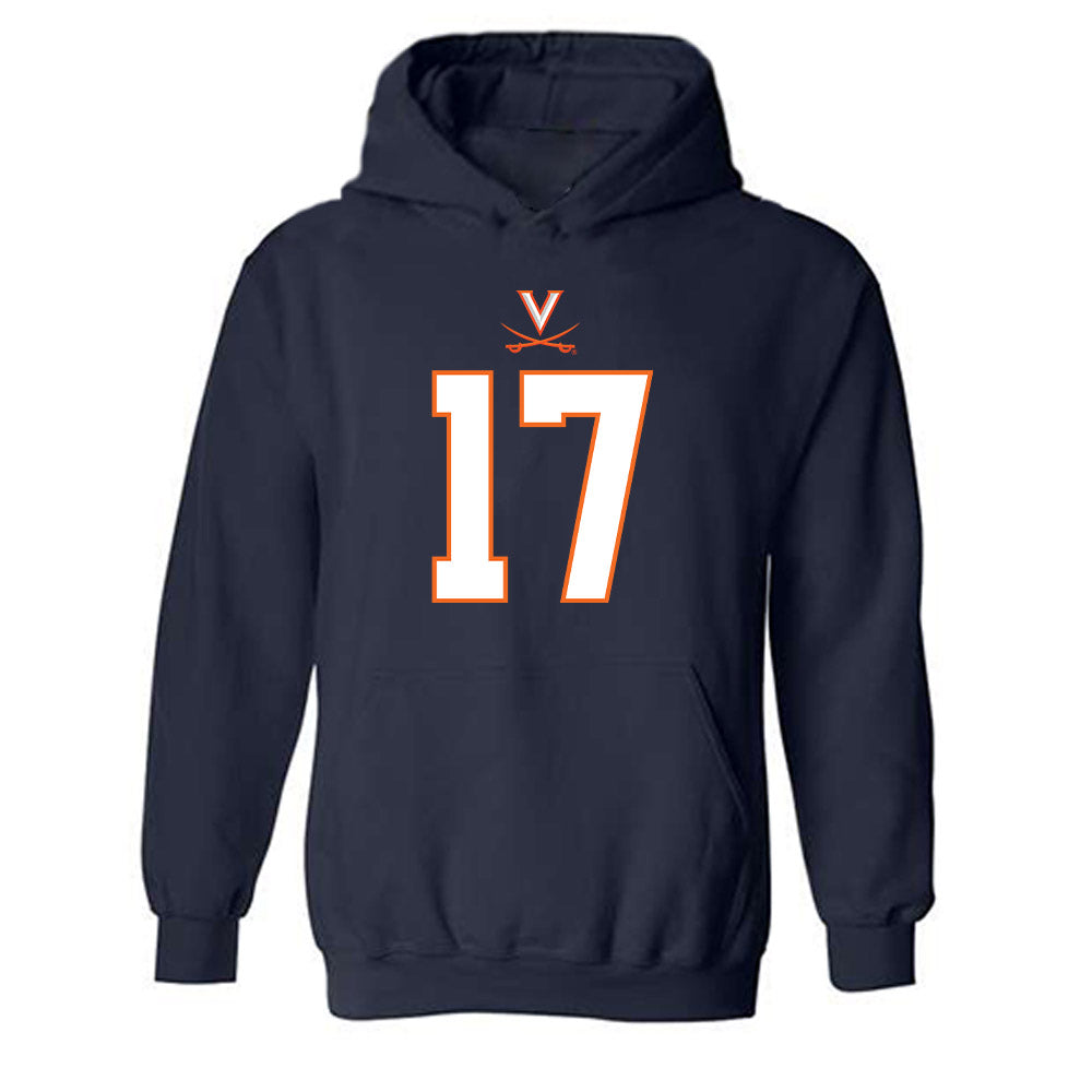 Virginia - NCAA Football : JaeOyn Williams - Hooded Sweatshirt-0