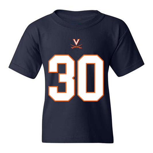 Virginia - NCAA Football : Henry Omohundro - Youth T-Shirt-0