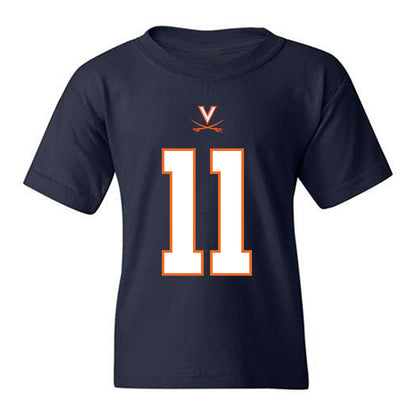Virginia - NCAA Football : Maddox Marcellus - Youth T-Shirt-0