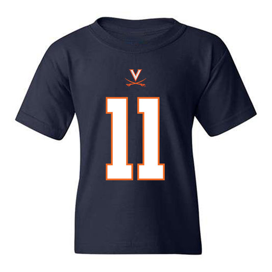Virginia - NCAA Football : Maddox Marcellus - Youth T-Shirt-0